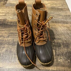 L.L. Bean Brown and Black Winter Boots